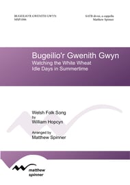 Bugeilio'r Gwenith Gwyn SATB choral sheet music cover Thumbnail
